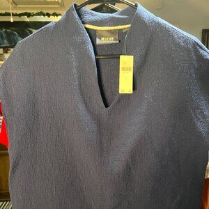 NWT Maeve by Anthropologie Short-Length Navy Sleeveless Top SZ Small